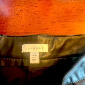 Top shop faux leather pants